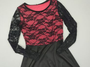 czarna sukienki tanio: Dress, S (EU 36), condition - Good