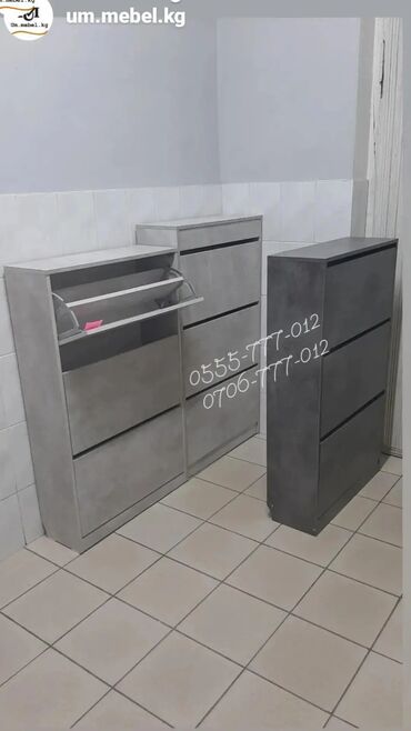 Полки для обуви: Узкая, компактная обувница без ручек Отличное решение для узкого — 2