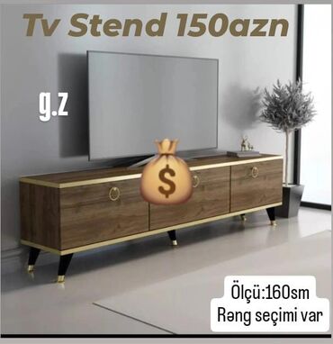 Qonaq otağı dəstləri: TV stend rəng seçimi var