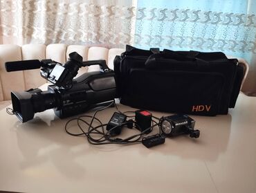 Videokameralar: Sony HD 1500 Super Vəziyyətdədir sıfırdan özümdə olub toy görmüyən — 8
