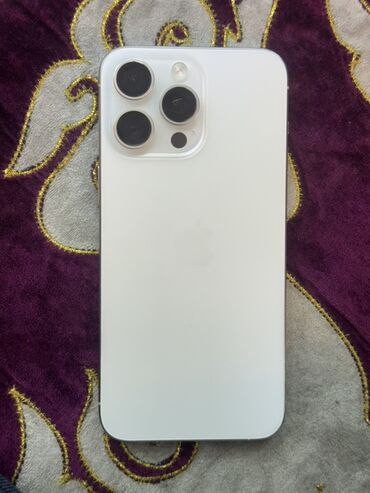 айфон 15 про 256 гб цена бишкек: IPhone 15 Pro Max, Колдонулган, 256 ГБ, Natural Titanium, Кабель, 86 %
