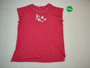 Koszulki: Koszulka 7XL (EU 54), wzór - Print, kolor - Czerwony