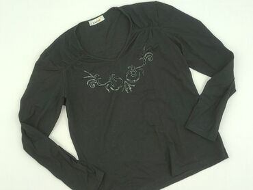 guess t shirty czarne: Zaps, Women's blouse, size L (EU 40)