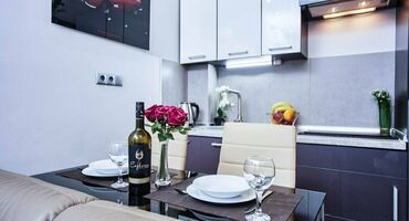 Посуточная аренда квартир: 2 комнаты, Кондиционер, Душевая кабина, Постельное белье — 8