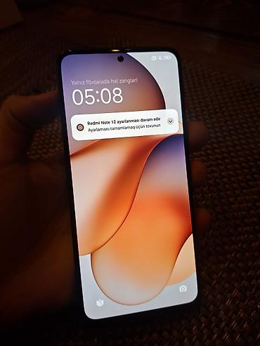redmi note 20: Redmi Note 12, 128 GB, rəng - Qara, Barmaq izi — 8
