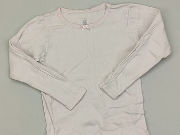 bluzki w róże: Bluzka, 5-6 lat, 110-116 cm, stan - Zadowalający