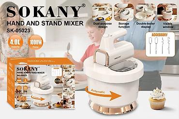 Миксер SOKANY SK-05023 — универсальный ручной и стационарный миксер с