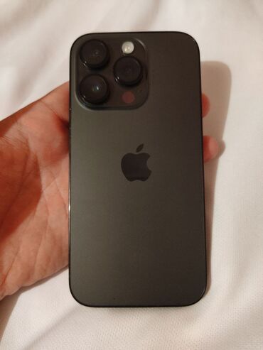 телефоны за 10 тысяч сом: IPhone 14 Pro, Б/у, 128 ГБ, Black Titanium, Зарядное устройство, Защитное стекло, Чехол, 79 %