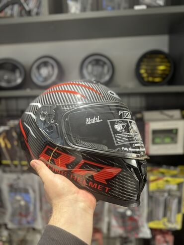 Moto dəbilqələr: Motorsiklet üçün tam üzlü qrafik dəbilqələr - Növ: Integral (tam — 5