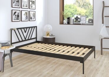 кровать в стиле лофт: Мебель на заказ, Спальня, Кровать