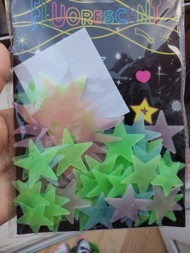 Digər ev dekoru: Fosfor Ulduzlar
Paçkada 100 ədəd
Böyük ölçü — 9