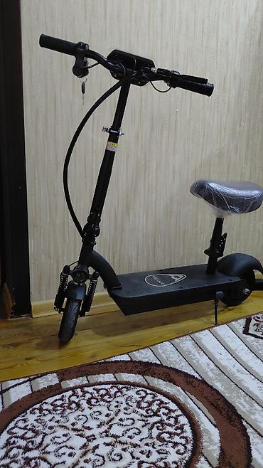 elektrik velosipedi: Elektrik skuter – oturacaqlı, güclü ön amortizatorlu Xüsusiyyətlər: - — 2