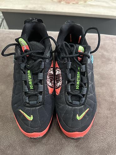 nike 152: Nike patike, broj 37 🖤 Efektan crni model sa zelenim i crvenim — 2