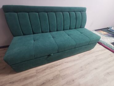 диван трансформер 3 в 1: Диван-кровать, цвет - Зеленый, Новый