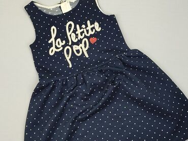 sukienki kremowe: Sukienka, H&M, 5-6 lat, 110-116 cm, stan - Dobry