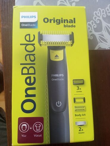 Digər: Salam. Philips One blade üz qırxan maşınka satılır alınıb istifadə