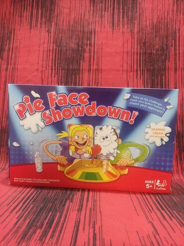 Игрушки: Настольная игра Pie Face Showdown! Весёлая дуэль на скорость для