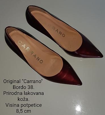 Salonke: Original Carrano salonke - Model: bordo, špic - Veličina: 38 - — 4