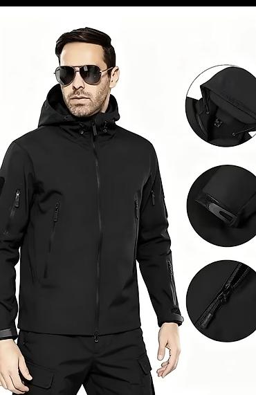 Спортивные костюмы: Uniseks taktiki outdoor dəst – qara rəng - 2 hissə: kapüşonlu — 3