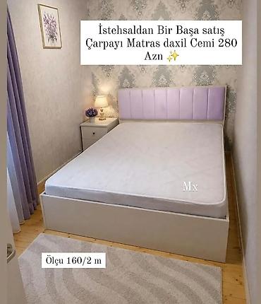 Yeni, İkinəfərlik çarpayı, Bazasız, Matras ilə, Siyirməsiz lalafo.az -da Yeni, İkinəfərlik çarpayı, Bazasız, Matras ilə, Siyirməsiz
