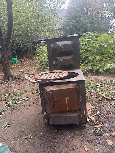 Дровяные печи: Металлическая печь-каменка/буржуйка с варочной поверхностью ТОРГ бар — 3