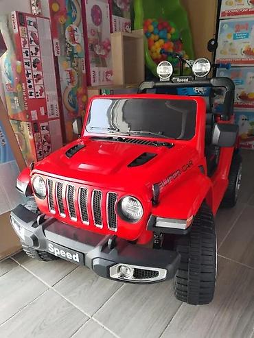 Dečiji električni automobili: Dečiji električni džip – crveni “Super Car” (Speed) - Električno — 8