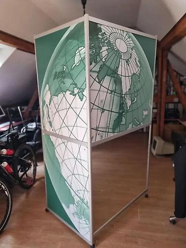 PARAVAN OD ALUMINIJUMSKIH PROFILA 218X85X120CM | Veliki paravan -
