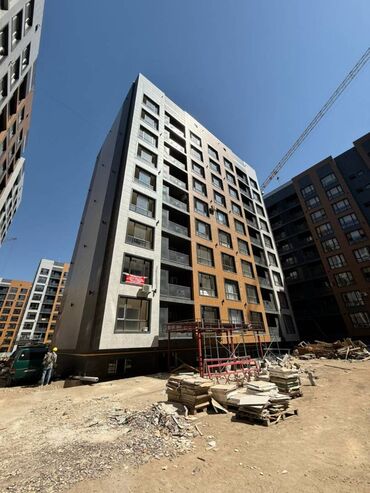 квартира ош долгосрочные: 1 комната, 54 м², Элитка, 8 этаж, ПСО (под самоотделку)