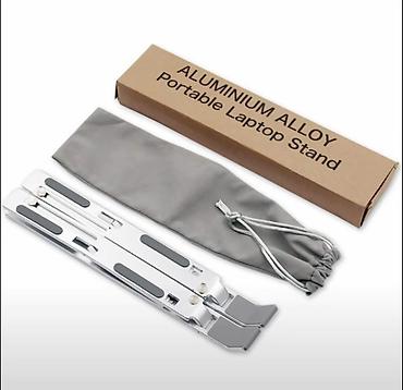 redmi a 5 pro: Alüminium ərintidən noutbuk üçün tənzimlənən stolüstü dayağ - — 4