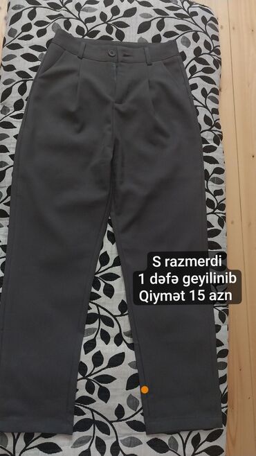 zara dest: Şalvarlar Zara, S (EU 36), rəng - Qara