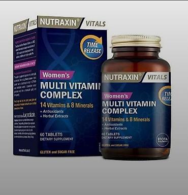Gözəllik və sağlamlıq: Nutraxin Multivitamin Complex Womens 60 Tablet — 1