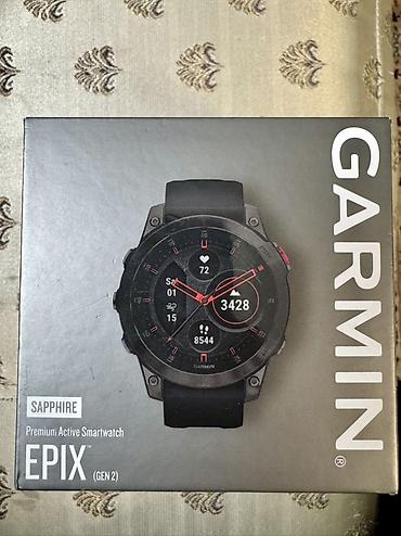 смарт часа: Garmin Epix (Gen 2) Sapphire — премиальные спортивные смарт‑часы — 1