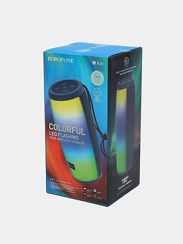rant ace: Портативная беспроводная колонка Borofone R20 с яркой LED-подсветкой — 2