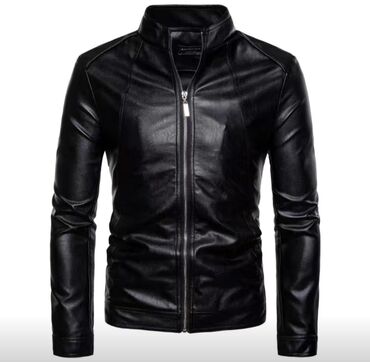 мужские оверсайз футболки: Куртка 3XL (EU 46), цвет - Черный