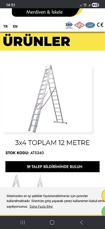 nərdivanlar: Alüminium nərdivan və platforma nərdivanları – peşəkar və ev — 10