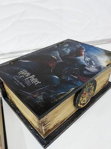 kosarka igracka: HARRY POTTER DRVENA KUTIJA-KNJIGA NOVA AKCIJA | Cene nisu fiksne — 2