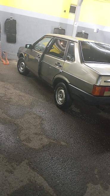 VAZ (LADA): Lada 21099 (Samara) sedan - Kuzov: 4 qapılı sedan, metalik boz rəng — 10