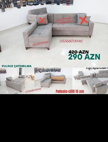 Divanlar: Künc divan, Yeni, Açılan, Bazalı, Parça, Pulsuz çatdırılma — 1