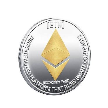 Модемы и сетевое оборудование: Монета Ethereum (ETH) – криптовалюта, сувенирная. Коллекционная — 1