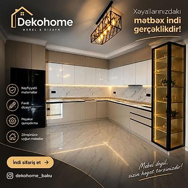 metbext divan: Sifarişlə mətbəx dəsti, Özü çəkən petlələr, Kredit yoxdur — 1