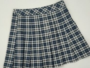 spódnice w kratę plisowane: Skirt, H&M, M (EU 38), condition - Very good