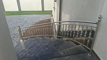 Лестницы из нержавейки: Лестница из нержавейки Для дома, Бесплатная консультация, Форма лестницы: Овал — 14