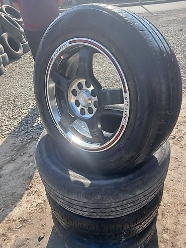 08 masin: R 15 Avtomobil diskləri və təkərlər komplekti - Disk: 5 şüalı, qara — 1