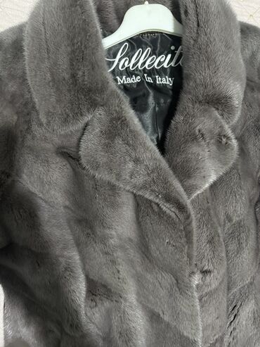 Kürklər: Solleciti (Made in Italy) qadın xəz palto - Material: təbii xəz — 3