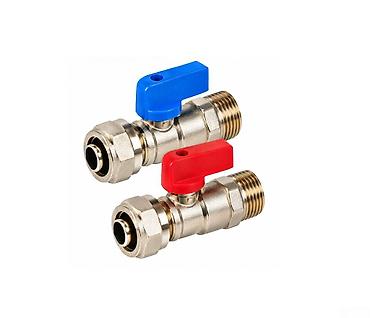 KAS mini yarımdövriyyə ventil – Yerdən isitmə, 16×2 mm və 1/2 düym