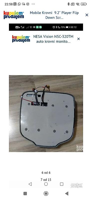 jbl clip 4 akcija: NESA Vision NSC-320TM – krovni auto monitor sa motorizovanim flip-down — 3