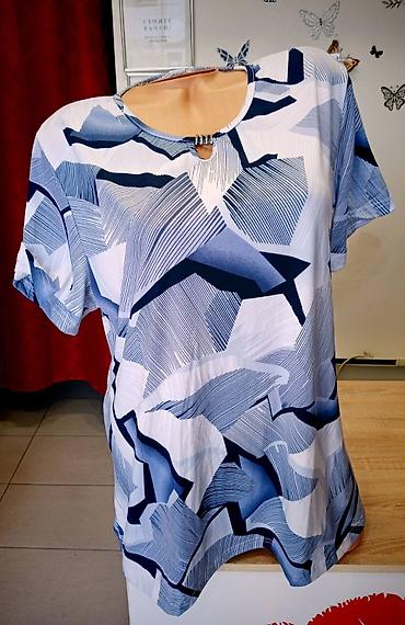 Bluze: Ženske bluze pamuk likra elastin Vel. M. L. Xl. 2xl. 3xl. 4xl Cena — 5