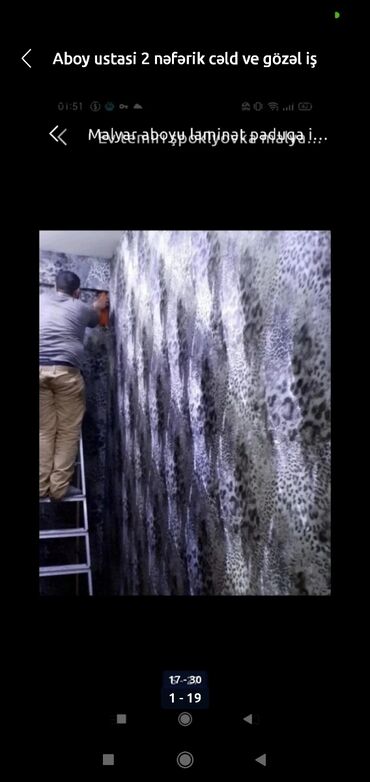 Malyar işləri: Aboy ustasi — 8