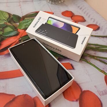 Samsung: Samsung Galaxy A52, 128 GB, rəng - Qara, Sensor, Barmaq izi, Face ID