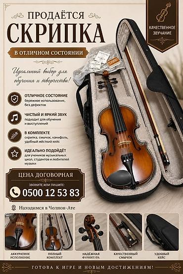 Скрипки: Скрипка с комплектом для обучения и выступлений Описание: - — 1